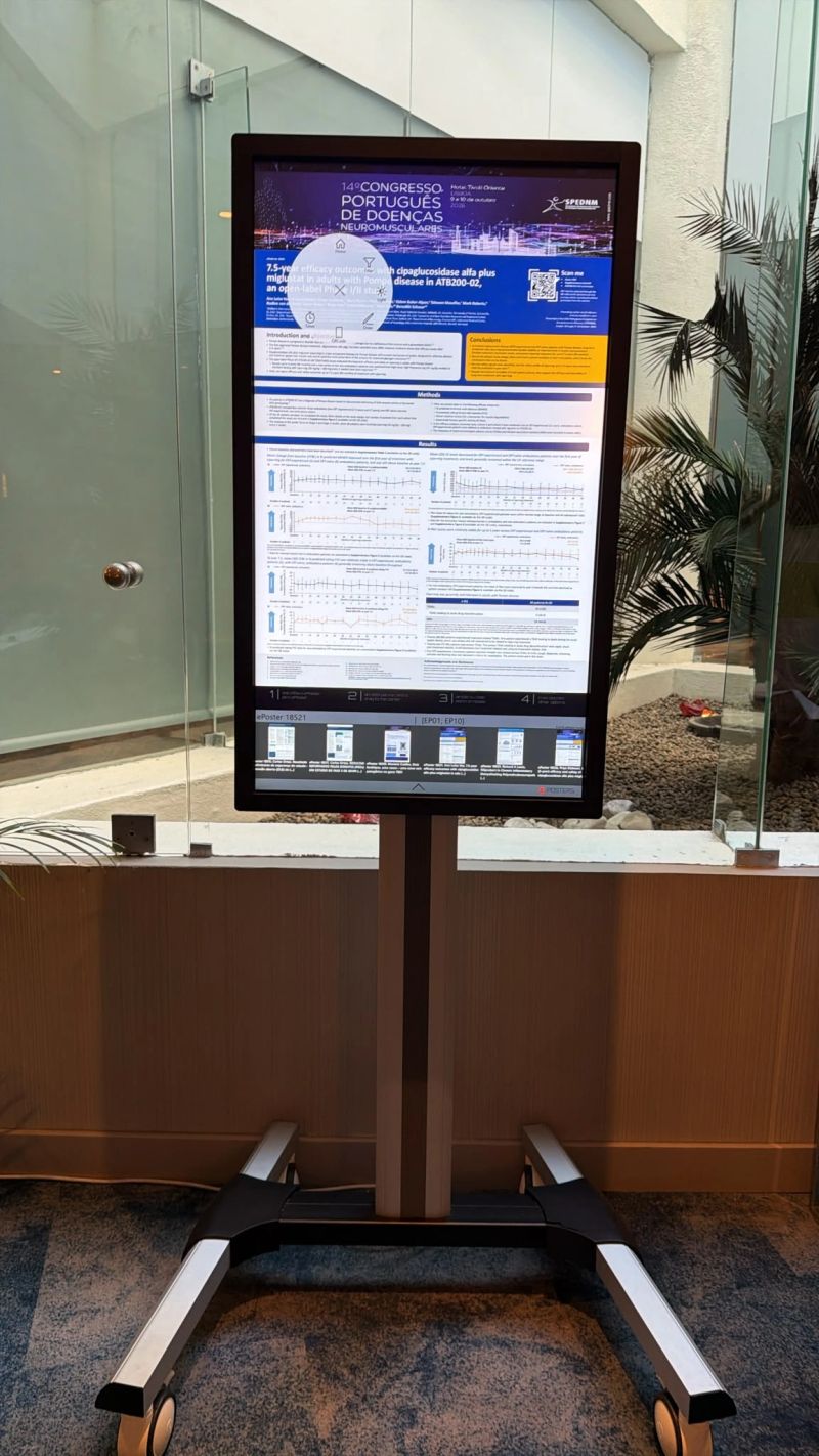 ePosters at the neuromuscular diseases congress in Lisbon